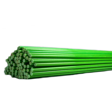 3/8" snow stakes, cheap snow stakes, driveway markers, green 5 ft 